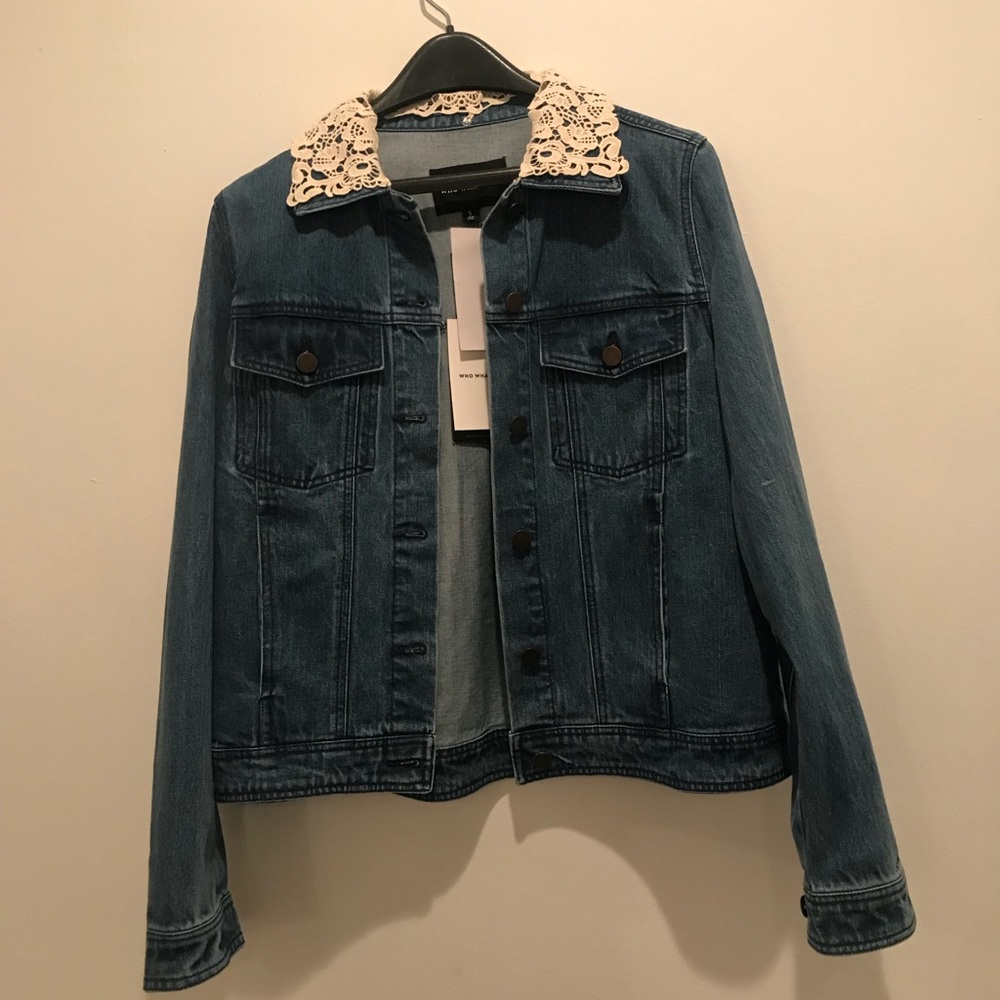 WHO WHAT WEAR JEAN JACKET